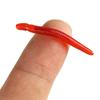200pcs Artificial Worm Lure for Trout Rubber Fishing Lure Red Worm Earthworm Baits Fishing Tackle Accessory Soft Baits