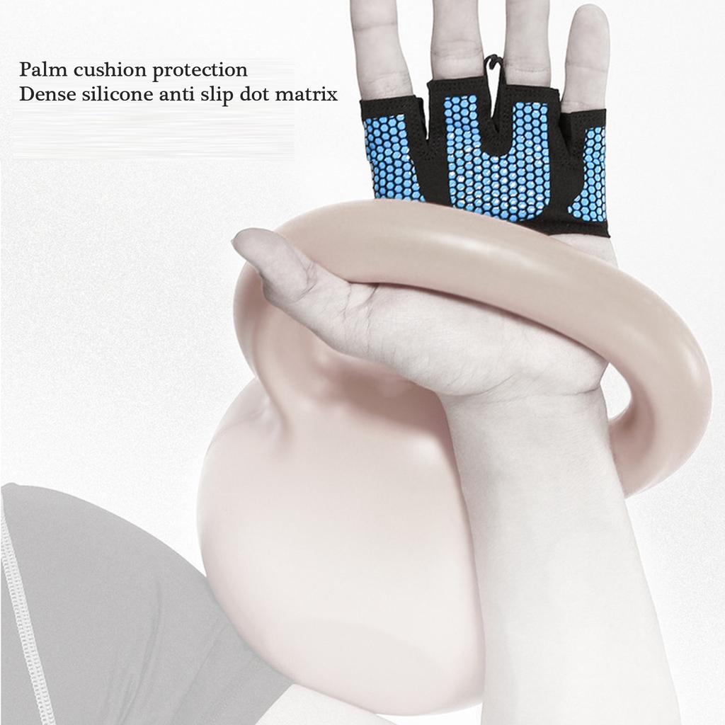 Mini Fitness Gloves Padded NonSlip Half Finger Gloves for Gym Weight Lifting and Strength Training Sport Gym Gloves