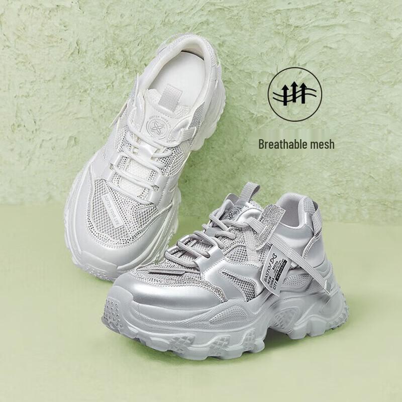 

BASTO Women s Summer Comfort Mesh Platform Sneakers 39
