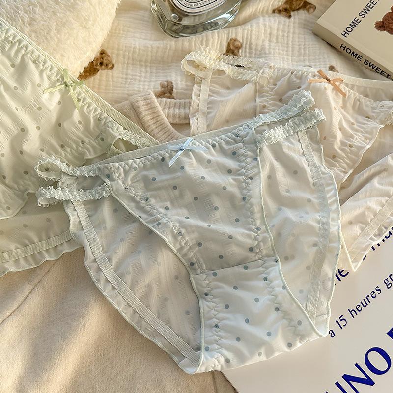 Pachet dulce de talie pentru femei cu urechi de lemn și fese Dorință pură pentru senzație goală cu crăpătură înaltă Lenjerie triunghiulară goală respirabilă nerestricționată