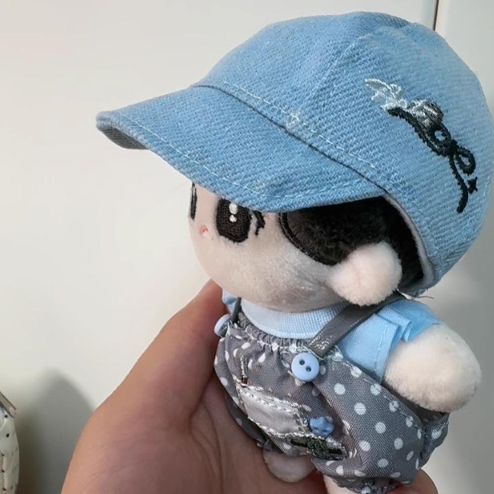 Little Painter Doll Clothes Outfit Cowboy Hat Doll Clothes Set  10cm Cotton Doll