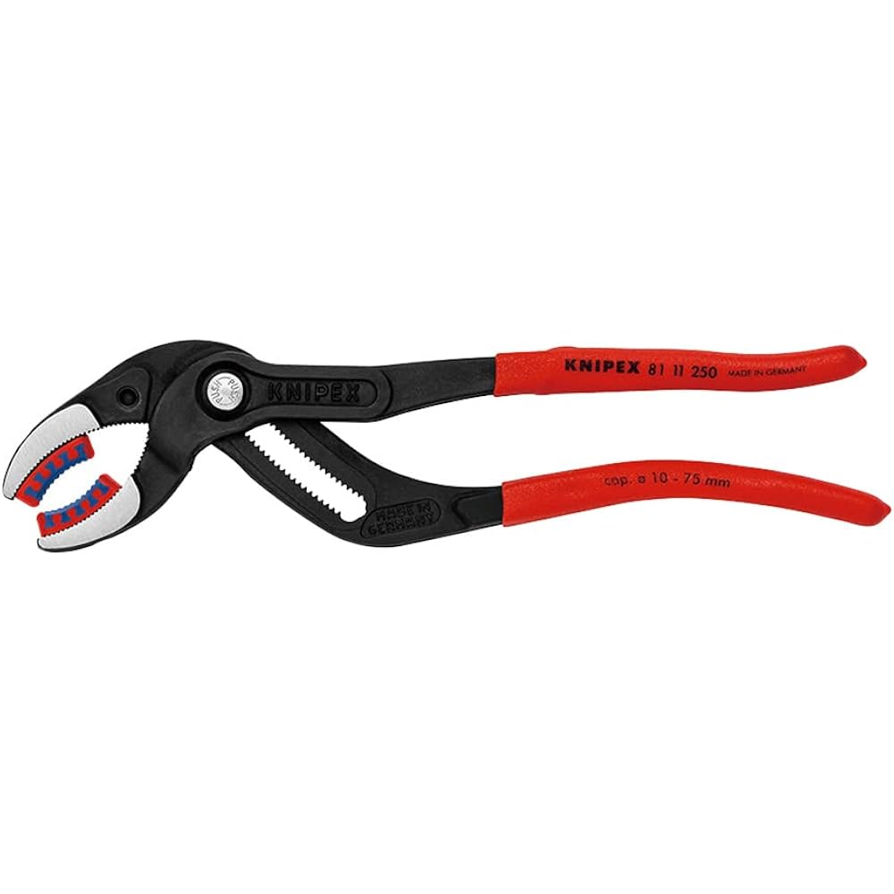 Knipex KNIPEX 8111-250 Pipe Pliers with Plastic Jaws (SB)