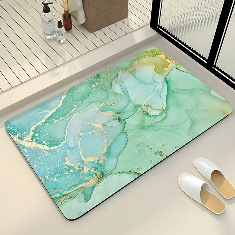 Luxury Diotomite Stone Bath Mat Anti Slip Shower Bathroom Carpet Absorbent Floor Foot Mats Quick Dry Toilet Rug Doormat Washable