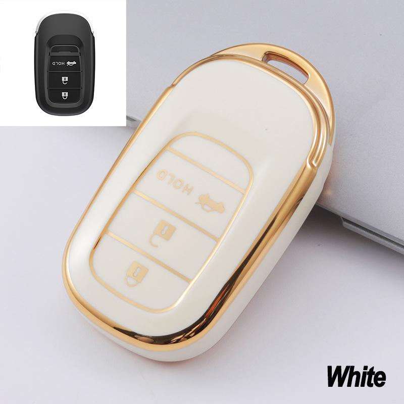 TPU Car Key Cover Case Shell Fob Holder for Honda City CRV CR-V Freed Pilot Accord Civic 2026 2026 2026 Protector Auto Styling