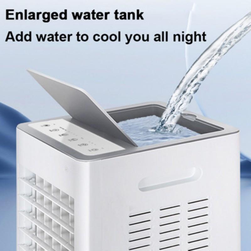 8L Humidifier Air Cooler with Remote Control Version Portable Mobile Air Conditioner Fan