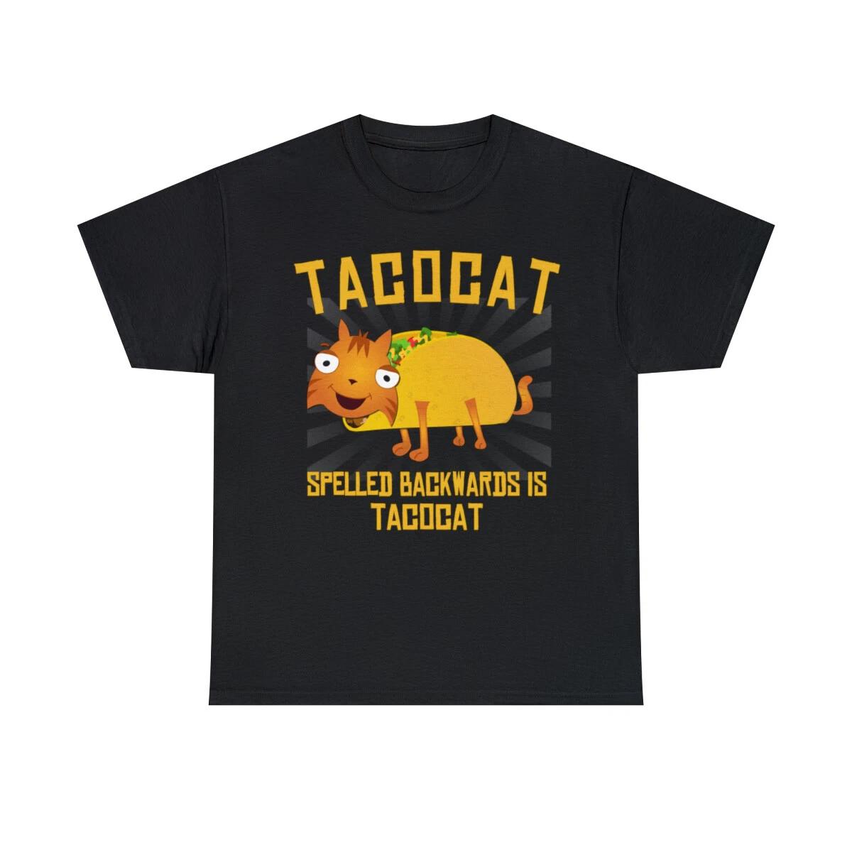Tacocat Spelled Backwards Is Tacocat Short Sleeve Graphic T-Shirt, Sizes S-5XL S