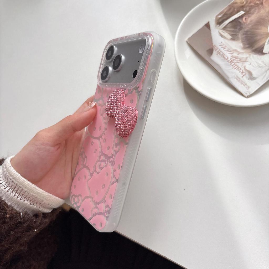 Laser Line KT Cat Case for iPhone 16 Pro Max/15/14/13 – Soft, Stylish Design