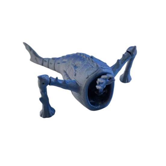 3D Printed Sea Monsters, Articulated Fidget Toy, Sea Eater Deep Sea Creature Collectible, Stress Relief Desk Toy & Unique Gift for Ocean Lovers