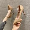 Fashion 2025 Sexy High Heels Shoes Sandals Ladies Pointed Pumps Work Dress Professional Slip On Lace-Up Basketball Platform
