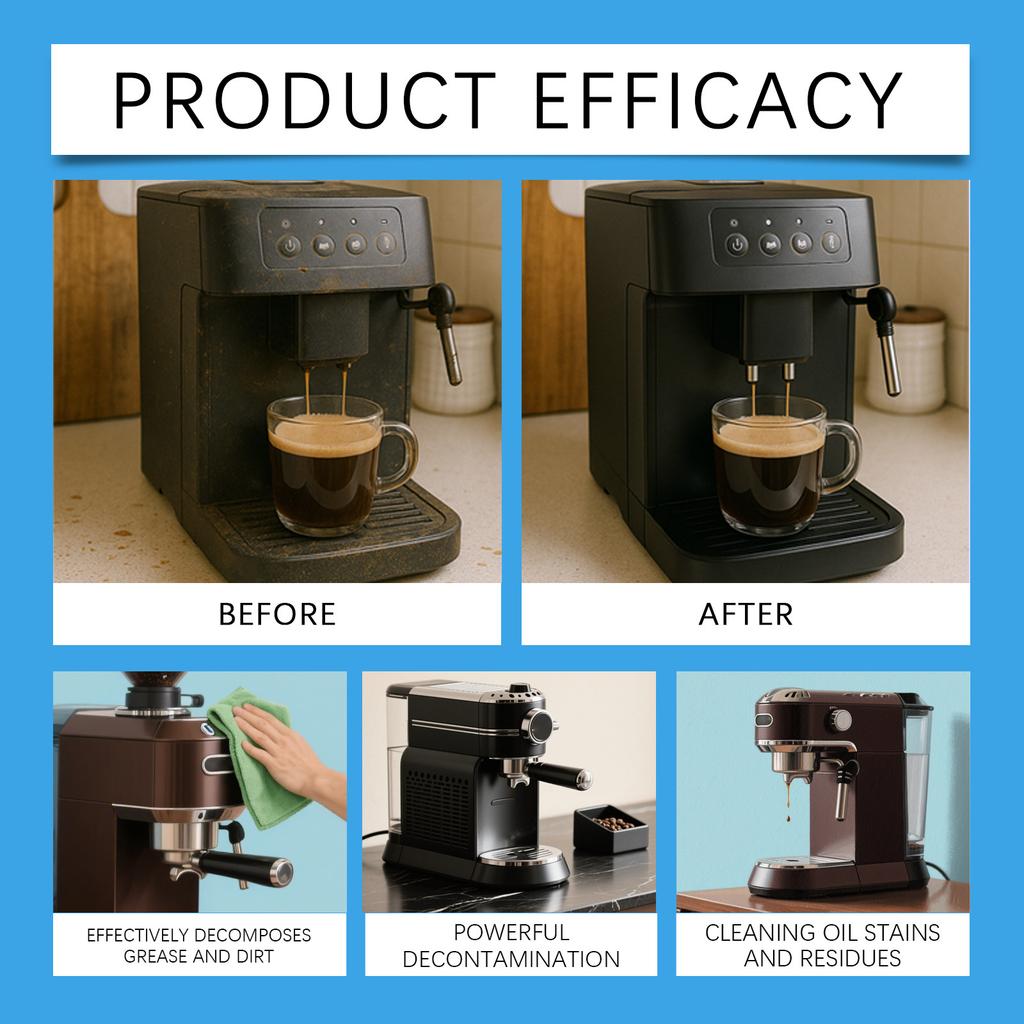 Kaffeemaschinen-Reinigungstuch zur Reinigung von Kalk und Flecken, Edelstahl-Kaffeemaschinen-Filtersieb-Reinigungstuch.