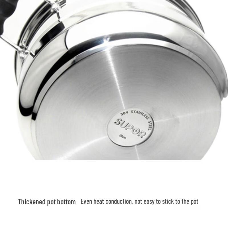 Supor 304 Edelstahl Doppelschichtdampfgarer