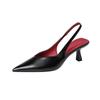 623-13 Classic Bag Head Single Shoes Women's Thin Heels Empty Single Shoes New European and American Style Temperament Pointed High Heels Women's