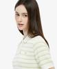 Lacoste Women'S Striped Sweater Polo Shirt Pf710E-56G Uyb