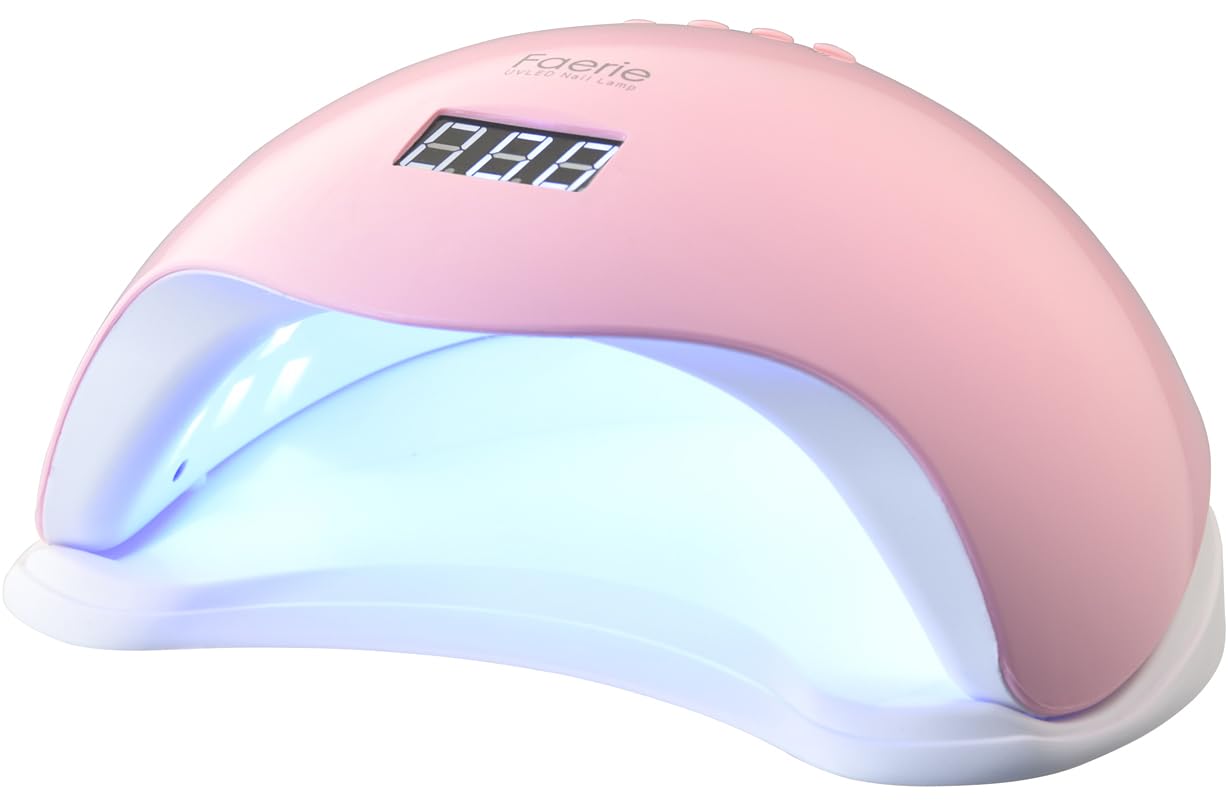 

Faerie Gel Nail Resin Low Heat Motion Nail Craft Resin LED Dual Light UV Japanese Instruction Manual Pink Light, UV/LED 48W, Light, Industry-Rated розовый