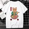 Kawaii Catana Tshirt Harajuku Cartoon Cat Print Top Women Men Casual Comfortable Tee Oversized Tshirt Roupas Masculinas