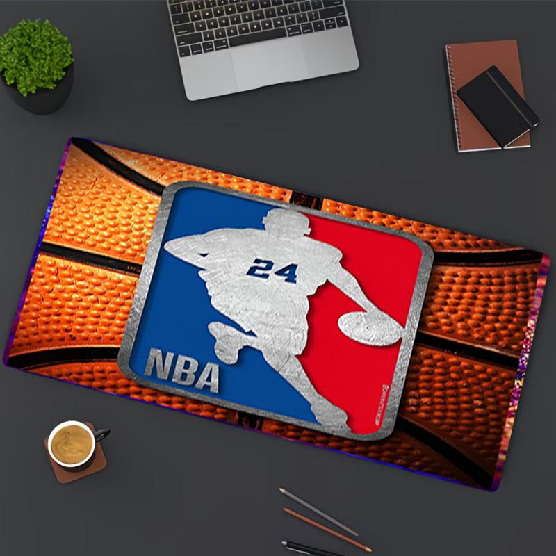 NBA Print Mouse Pad, for Keyboard Pad Laptop PC Mat for Office Home Use, Desk Decor, Perfect Birthday Gift for Gamers