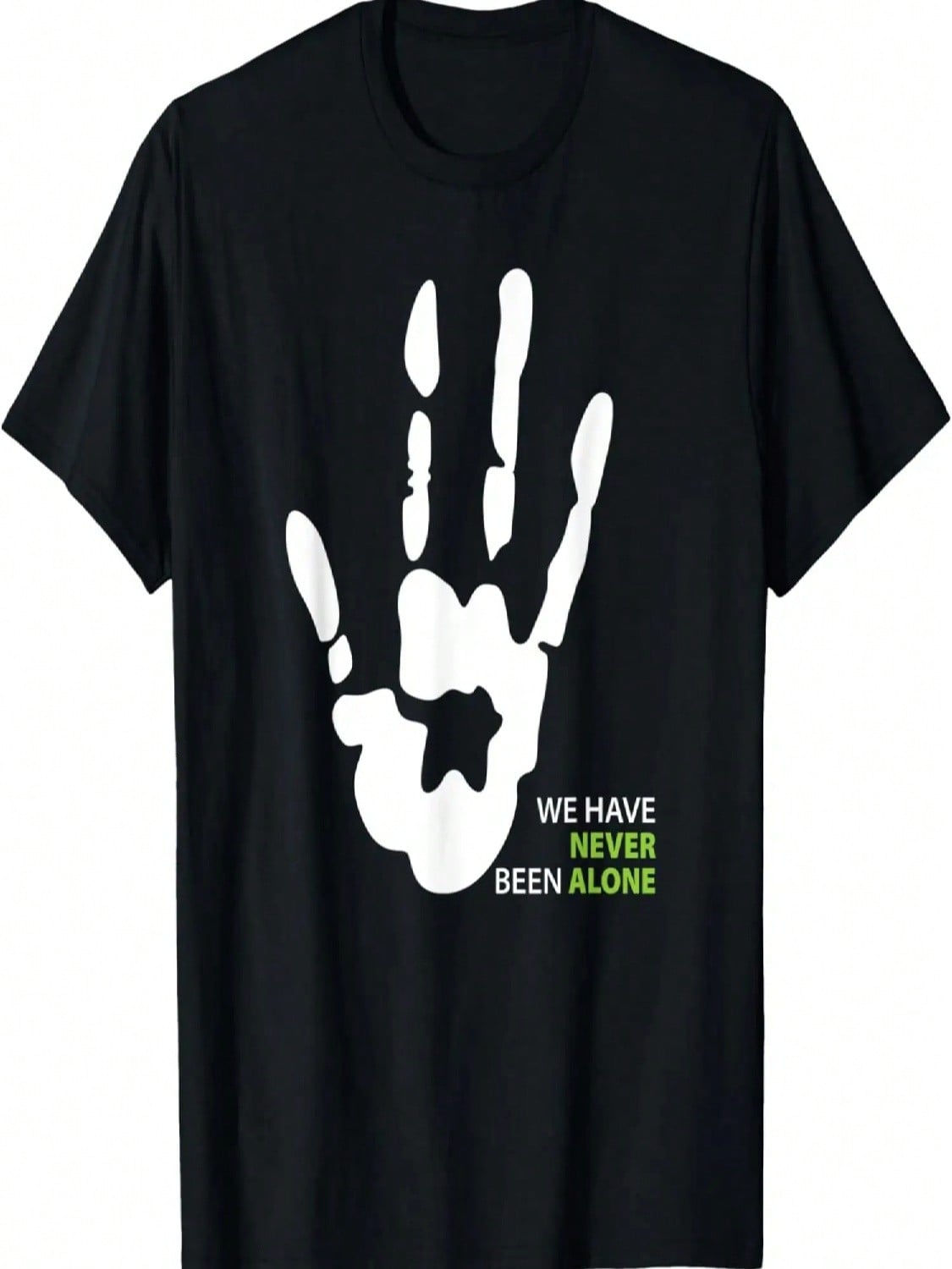 We Have Never Been Alone - Funny Aliens T-Shirt S разноцветный