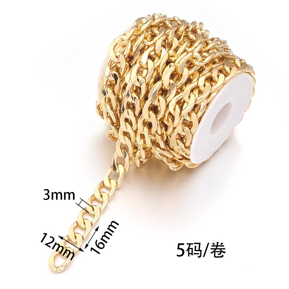 5yards/lot Aluminum Twisted Chains High Quality NK Extension Link Chains For Jewelry Making DIY Bracelet Necklace Connectors
