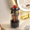 Automatic Lifting Makeup Brushes Holder with Lid Cosmetic Brushes Storage Box  Lipstick Container