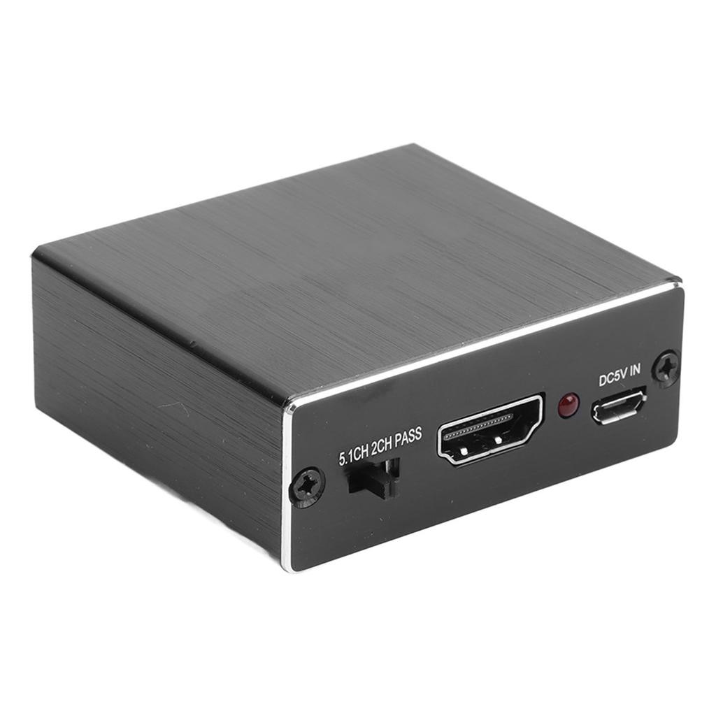 HD Multimedia Interface Splitter 3.5mm Sound Interface 5.1 Channel Signal Extractor Converter for