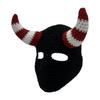 Devil Horn Winter Hat for Adult Handwoven Balaclava Cap Novelty Party Hat for Girl Boys Knit Mask Hat Cool Accessories