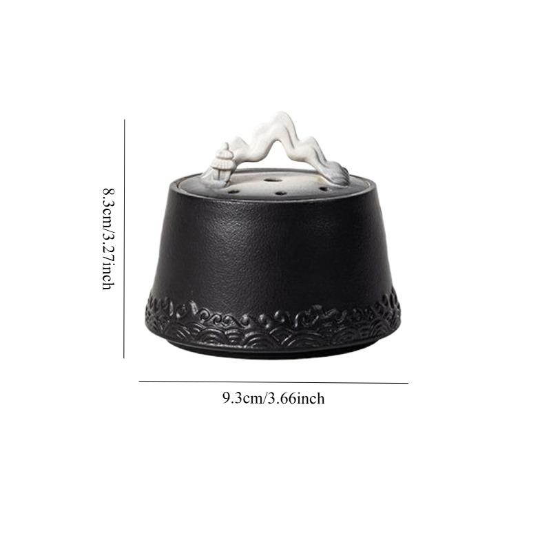 Guanshan ceramiczna kadzielnica miseczka na kadzidełka kadzidełko na patyczki domowe do wnętrz Guochao retro ozdoba Zen kadzielnica