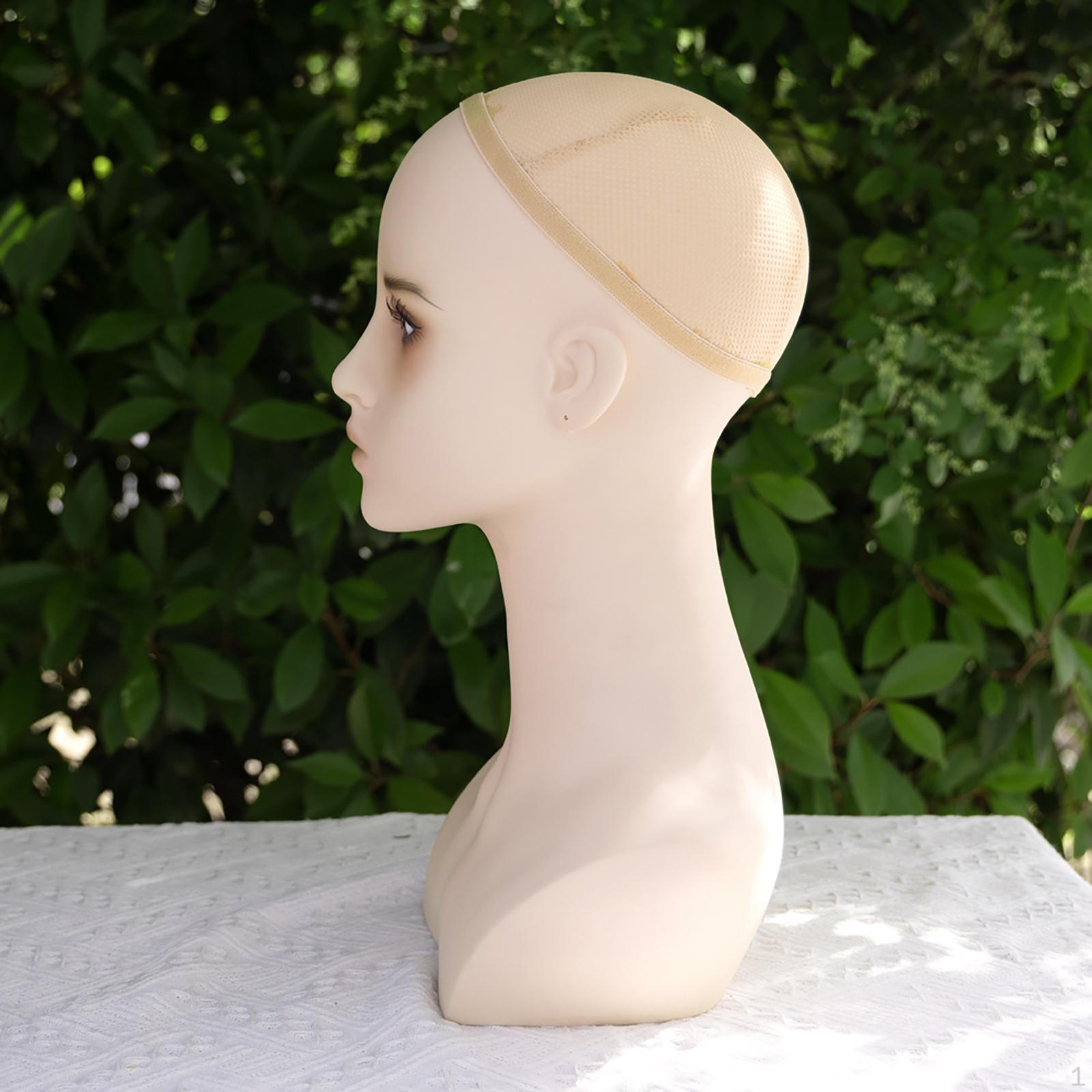 

Female Mannequin Head Manikin Multipurpose Wig Display Model for Home Shopping Mall Business