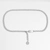 Ladies Waist Chain Fashionable Versatile Metal Chain Belt with Suit Skirt Thin Belt Chain