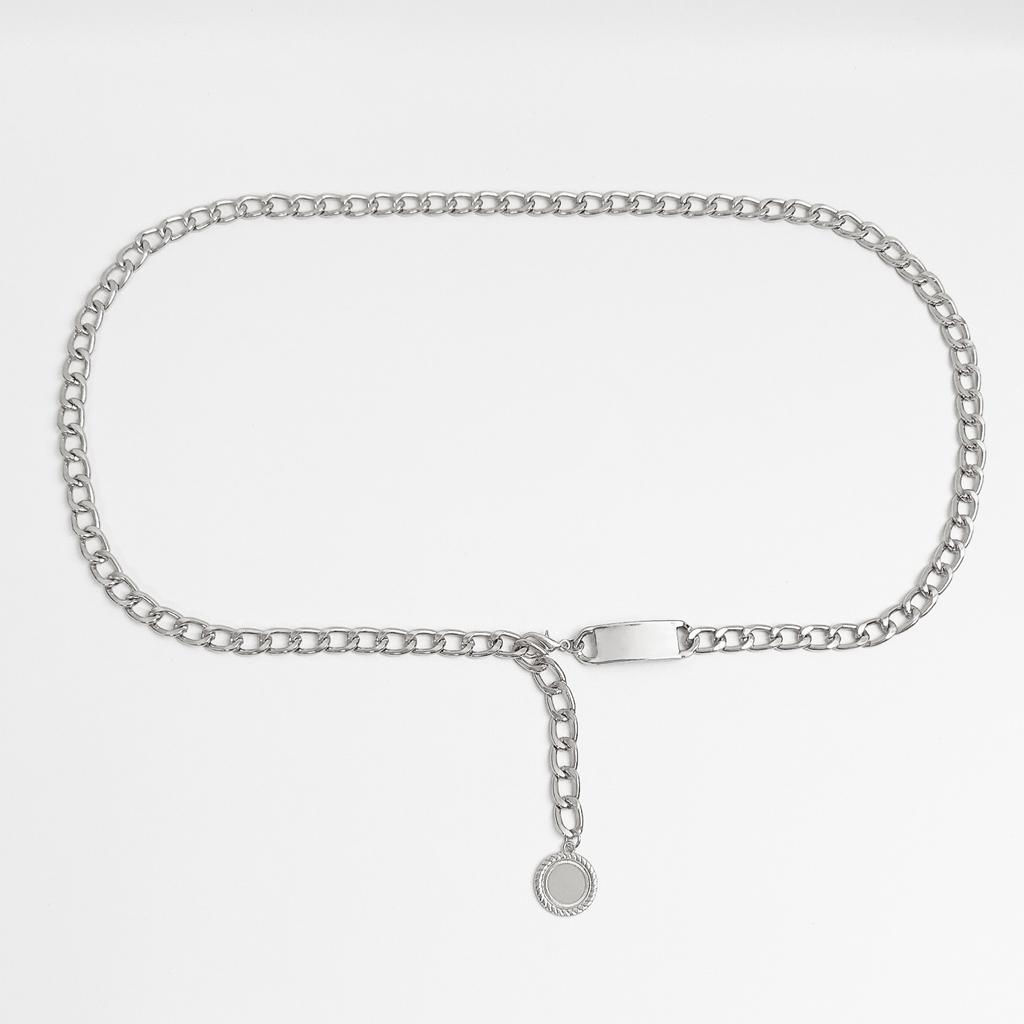 Ladies Waist Chain Fashionable Versatile Metal Chain Belt with Suit Skirt Thin Belt Chain