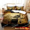 World Of Tanks Bedding set Printed Duvet Cover Pillowcase Single Double Queen Super King Size Sets