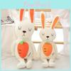 Plush Bunny Toy Carrot Sleep Pillow For Kids Girls Gift