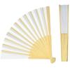 Cnomg Folding Painting Solid White 30-Pack Fans, Fans, Color, DIY, Foldable,