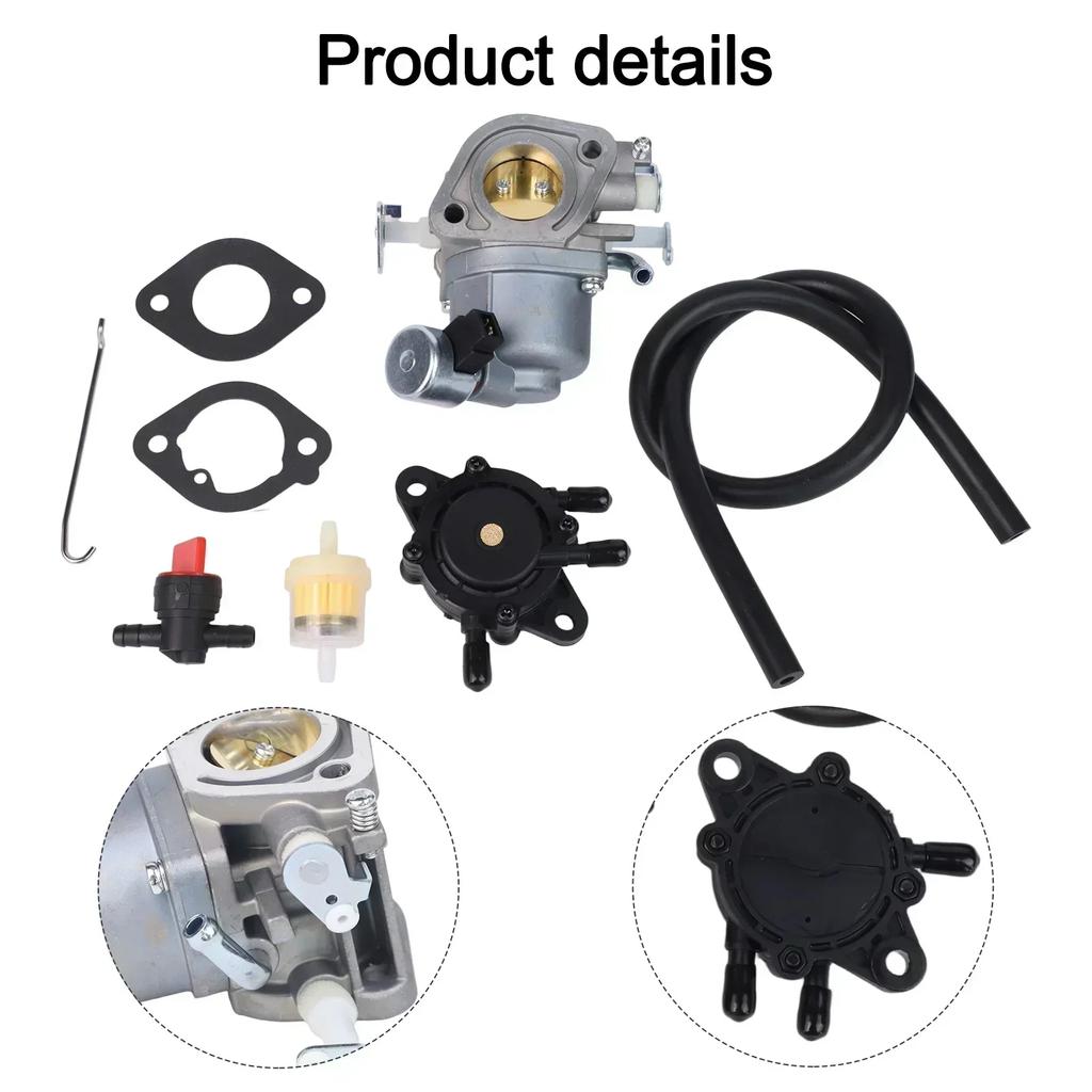 For Engine Repair Carburetor Kit Lawn Mower Improved Fuel Efficiency Steel Material Versatile Application Compatible Replacement
