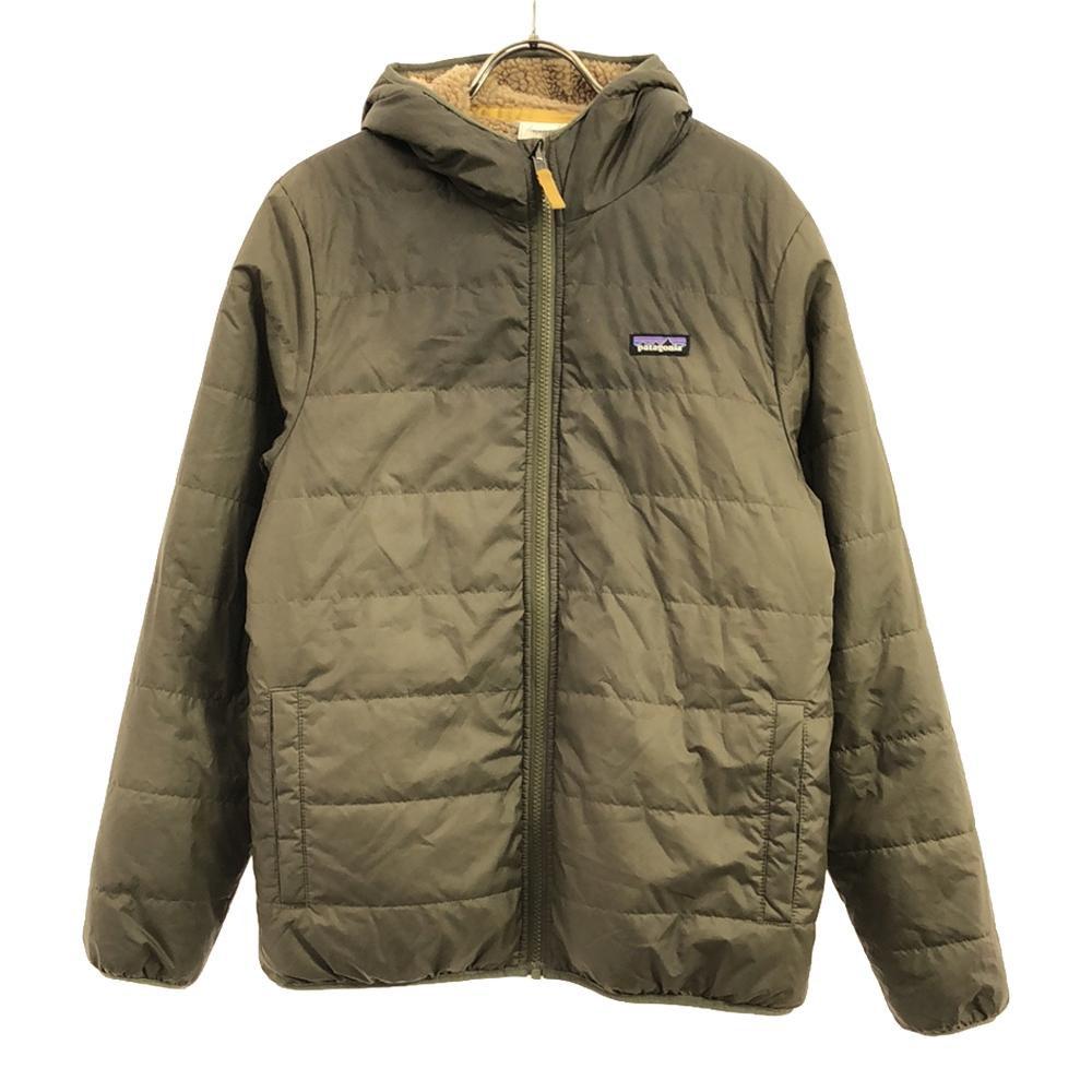 

patagonia 68095 Quilted jacket Khaki Green Boa lining Outdoor Kid s Used