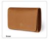 Men's Crazy Horse Leather Card Holder & Wallet - Genuine Dark Buckle, Multi-functional, Bi-fold, First Layer Cowhide
