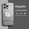 Metal Hollow Heat Dissipation iPhone Case for Models 12, 13, 14, 15 Pro Max - Full Coverage & Anti-Drop Protection