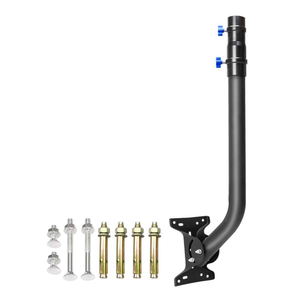Starlink Mounting Kit Adjustable Angle Stainless Steel Long Wall Mount with Adapter for V2