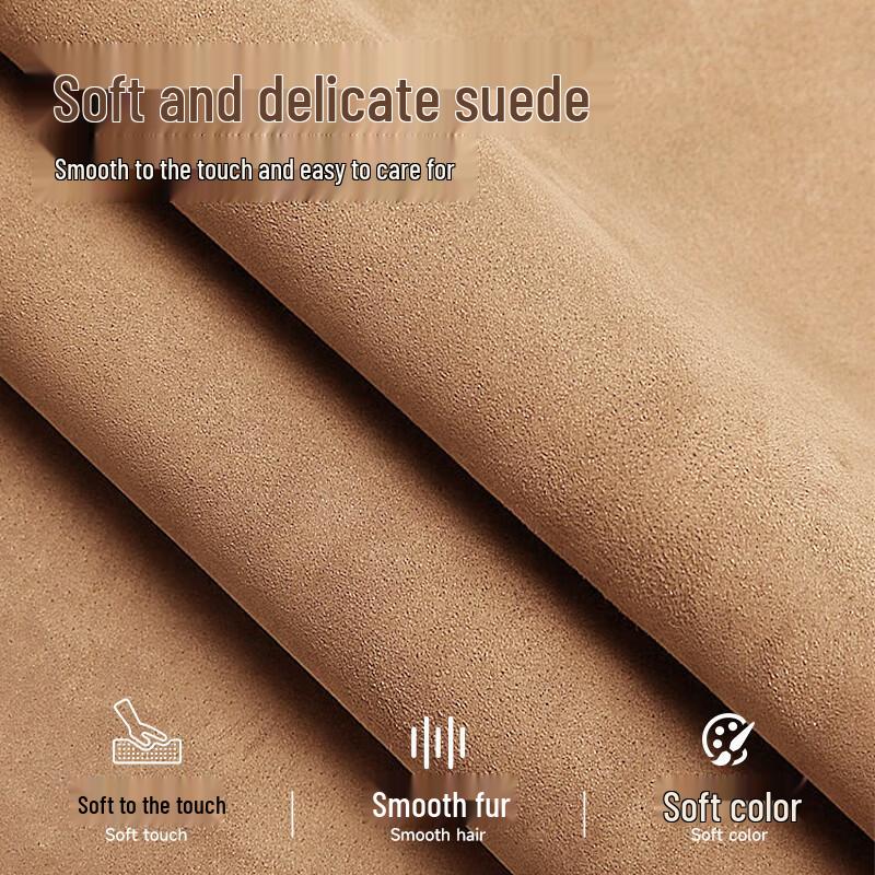 GENIOLAMODE Men's Suede Crewneck Graphic Sweatshirt