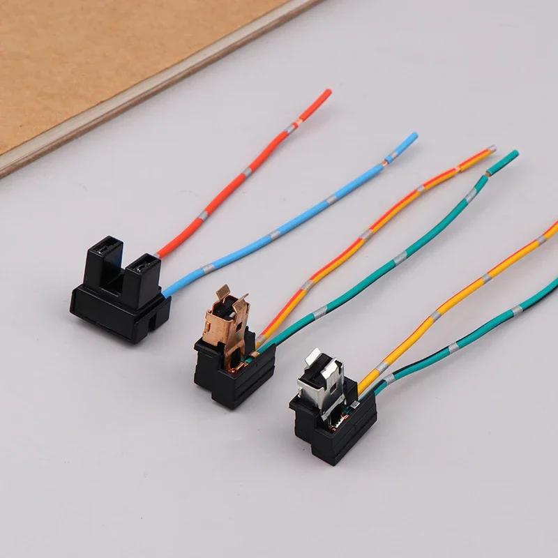 2Pcs Headlight Lamp Bulb Socket Wiring Harness Connector Plug Adapter Line For H1 H7 H4 Bulb Car Headlight Connection Plugs