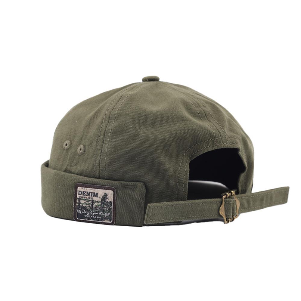 Cotton Brimless Hat Men Women Retro Skullcap Melon Docker Cap Street Hip Hop Without Visor Summer Outdoor Beanie Gorras