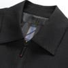 Middle-aged Men's Spring and Autumn Style Men's Coat Jacket Solid Color Casual Lapel Men's Clothing
