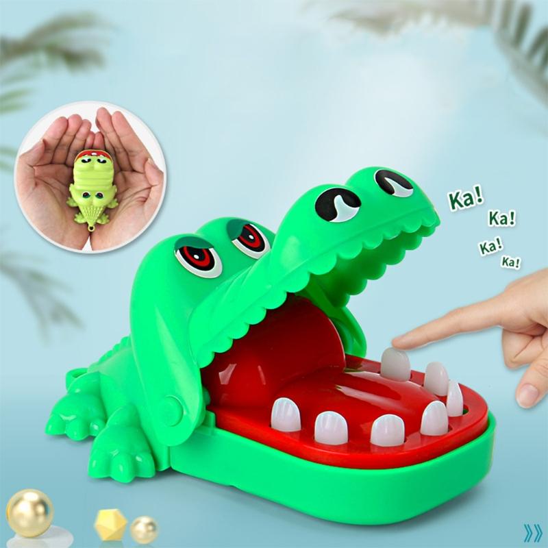 for Crocodile Teeth Toys Game for Kids for Crocodile Biting Finger Dentist Games Funny Toys for Creative Keychain Pendan