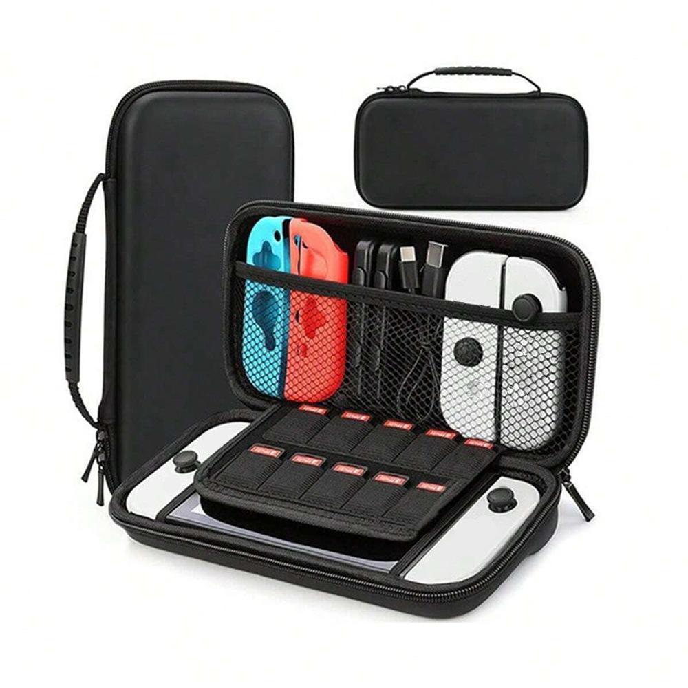 Switch Console Carrying Storage Bag Portable Earphone Gaming Accessories Organizer Protective Hard Shell Case For Cables