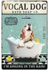 Beagle Dog Metal Tin Sign Please Sit Yourself The Best Sit In The House Printing Poster Bathroom Home Art Wall Decoration Pla