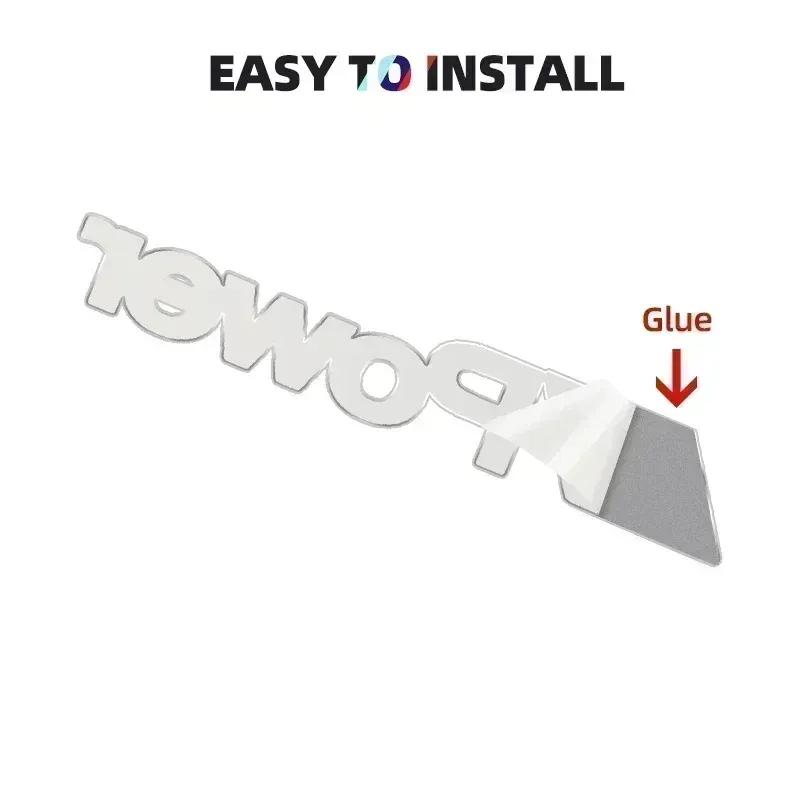 2PCS for BMW M M3 M4 M5 E60 X1 X5 X3 X7 X6 F10 F20 M Performance Metal Car Accessories Sticker Emblem Decal Exterior Decoration