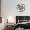 50 Cm / Stylish Metal Wall Clock for Living Room | Modern Antique Hanging Wall Watch for Bedroom, Hall, Dining, Office