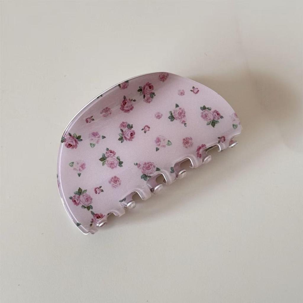 Koreanischer Eleganter Kürbisbogen Polka Dot Haarspange - Groß, Cremige Texturierte Hochsteckfrisur-Accessoire