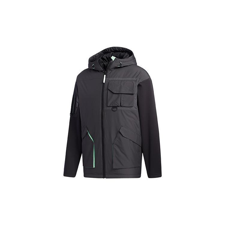 Куртки Adidas Мужские Черные С Капюшоном Утепленные GV3518 XL