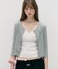 Rolarola Nubasic Eyelet Cardigan Gray