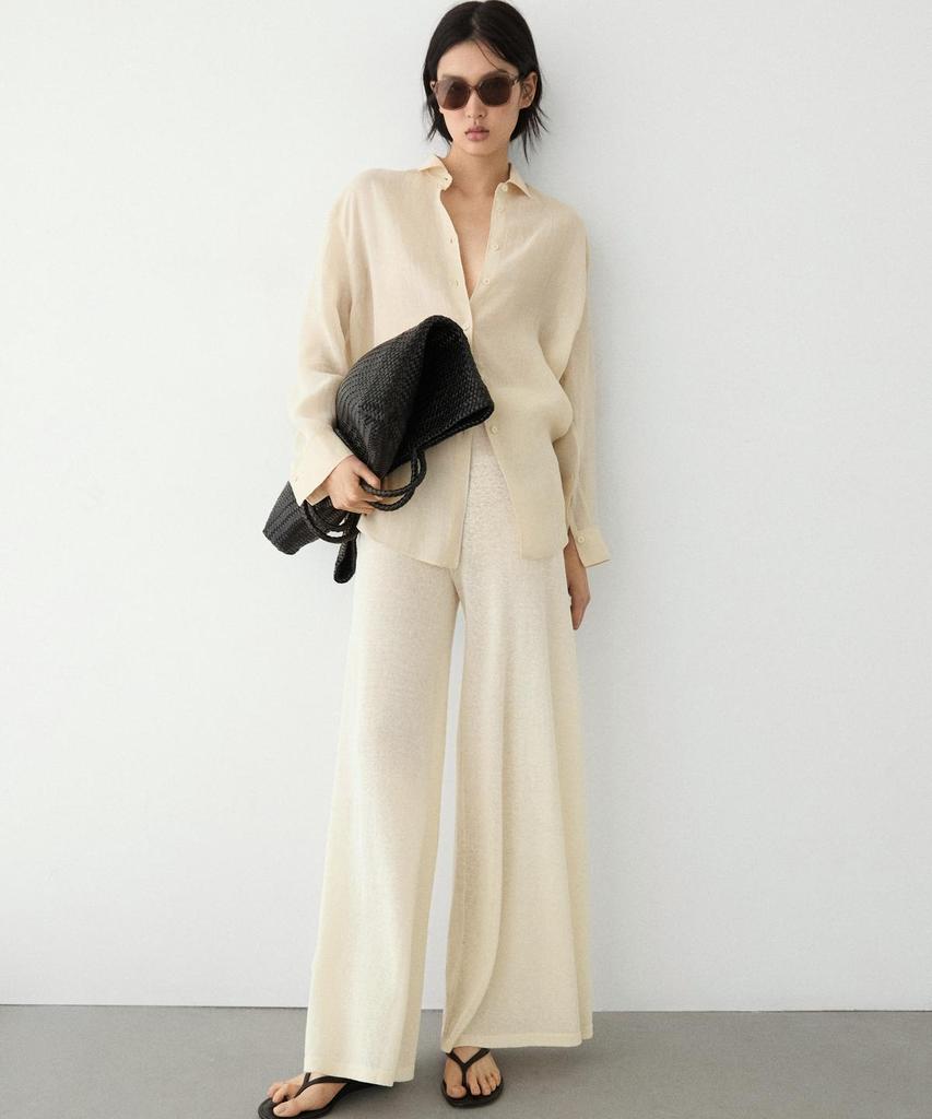 Masimodutti Fluid Wide Leg Pants
